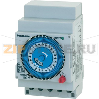 Таймер электронно-механический 230 В/AC, 16 А, 250 В/AC, 1 шт Panasonic TB5590185NJ 