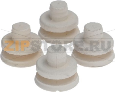 RUBBER FEET KIT - WHITE 4 PCS 