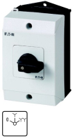 Переключатель полюсов, контакты: 8, 20 A, панель: 0-Y-YY, 60°, с фиксацией Eaton T0-4-15107/I1