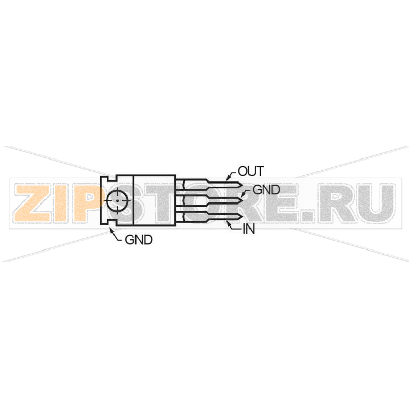 Стабилизатор напряжения положительный, TO-220, 9 В, 2 A STMicroelectronics L78S09CV 