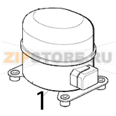 Compressore 230/50/1 Scotsman B 40 Compressore 230/50/1 Scotsman B 40Запчасть на деталировке под номером: 1