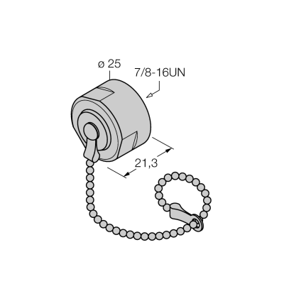 Заглушка торцевая 7/8" Turck RKMV-CCC 