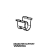 Drain pipe support Unox XVC 505E 