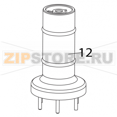 Collettore centrale Elettrobar Fast 160 DP Collettore centrale Elettrobar Fast 160 DPЗапчасть на деталировке под номером: 12