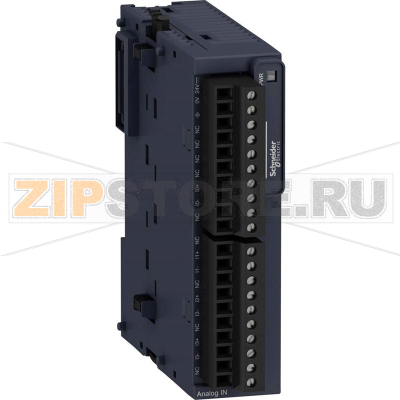 Модуль логический, 4 аналоговых входа, 24 x 90 х 70 мм Schneider Electric TM3TI4 