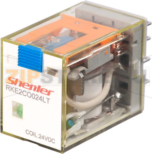 Реле миниатюрное (2CO), 7A, DC 12V Shenler RKE2CO012LT 