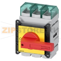 SENTRON, Molded case switch 3LD5 UL, Emergency switching-off, 3-pole, certified according to UL489 UL60947-4-1 and IEC60947-3, UL: 150A, SCCR 50kA at 480VAC, Operating power at 480VAC 3-phase: 100hp, IEC: 160A, Operating power at AC-23A at 400V: 75kW, fro
