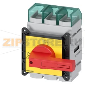 SENTRON, Molded case switch 3LD5 UL, Emergency switching-off, 3-pole, certified according to UL489 UL60947-4-1 and IEC60947-3, UL: 150A, SCCR 50kA at 480VAC, Operating power at 480VAC 3-phase: 100hp, IEC: 160A, Operating power at AC-23A at 400V: 75kW, fro 