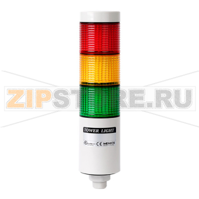 Колонна сигнальная, светодиодная, модульная, Ø: 56 мм Autonics PTE-SCF-3FF-RYG 