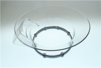 Removable plastic screen