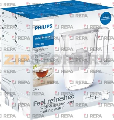 WATER FILTER PITCHER 2.6L PHILIPS 