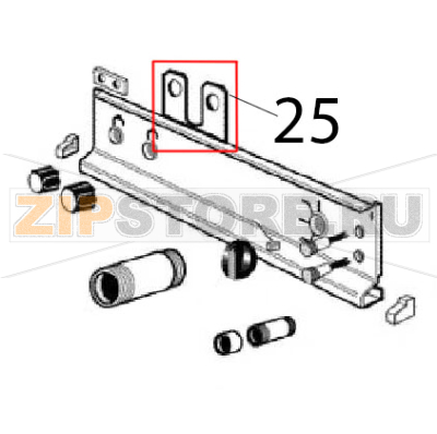 Cocks support Angelo Po 31PIE6 Cocks support Angelo Po 31PIE6Запчасть на деталировке под номером: 25