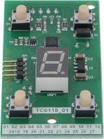 ELECTRONIC BOARD 4 BUTTONS WITH DISPLAY