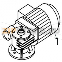 Motor with reduction gear assy 220-230V 3 60 Hz e 440-460V 3N 60 Hz Brema M 800