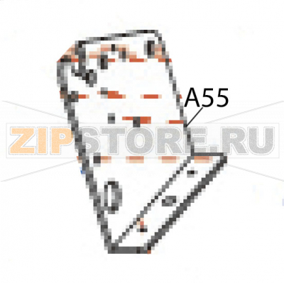 Right - down plate Godex EZ-2350i Right - down plate Godex EZ-2350iЗапчасть на деталировке под номером: A-55Название запчасти Godex на английском языке: Right - down plate EZ-2350i.