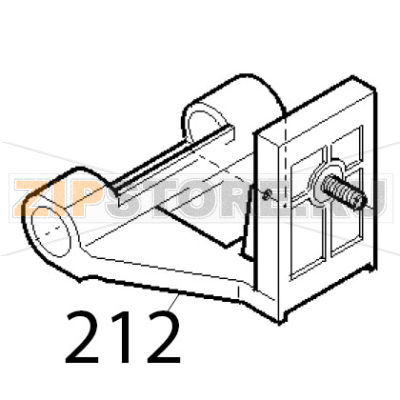 Carrello MRR lavorato Sirman Mirra 220 Carrello MRR lavorato Sirman Mirra 220Запчасть на деталировке под номером: 212