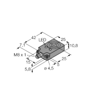 Датчик индуктивный Turck BI8U-Q10-AP6X2-V1131