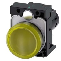 СВЕТОВОЙ ИНДИКАТОР КОМПАКТНЫЙ, 22MM, КРУГЛ., ПЛАСТИК, РАССЕИВАТЕЛЬ ЖЁЛТЫЙ МАТОВЫЙ, С ДЕРЖАТЕЛЕМ, НОМ. НАПРЯЖЕНИЕ 110В АС, ВИНТОВЫЕ КЛЕММЫ, С ГРАВИРОВКОЙ ЛАЗЕРОМ, КАСТОМИЗИРОВАННЫЕ НАДПИСИ ИЛИ ГРАФИЧЕСКИЕ СИМВОЛЫ В СООТВЕТСТВИИ С ВЫБОРОМ В КОНФИГУРАТОРЕ SI