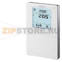 QMX3.P74 - Комнатный модуль KNX с датчиком температуры, влажности, CO2, сегментированным дисплеем с подсветкой, сенсорные клавиши Siemens QMX3.P74