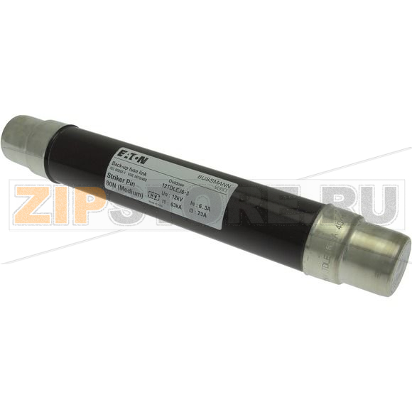 Предохранитель, 6.3 A, AC 12 kV, 63 кА, 2", 51x292 мм, DIN Eaton 12KV 6.3Amp 2" DIN Brown Resin Seal Fuse 