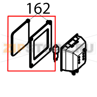 Gasket + lamp glass cover Tecnoinox EFB06DSL Gasket + lamp glass cover Tecnoinox EFB06DSLЗапчасть на деталировке под номером: 162