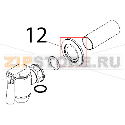 Anello copriforo Ø: 120 Angelo Po 191PD1G Anello copriforo Ø: 120 Angelo Po 191PD1GЗапчасть на деталировке под номером: 12