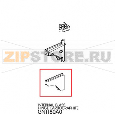Internal glass hinge carbographite Unox XBC 405 Internal glass hinge carbographite Unox XBC 405Запчасть на деталировке под номером: 34Название запчасти на английском языке: Internal glass hinge carbographite Unox XBC 405