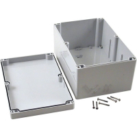 Корпус 240x160x120 мм, материал: поликарбонат, серый, 1 шт Hammond 1554VB2GY