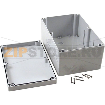 Корпус 240x160x120 мм, материал: поликарбонат, серый, 1 шт Hammond 1554VB2GY 