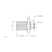 Фитинг компрессионный Turck CF-M-6.35-G1/2-A4