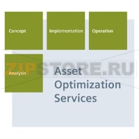 Внедрение услуг оптимизации активов (для эксплуатации) На основе результатов 9LA1110-8AE10-2AA0 фазы концепции и отдельных мероприятий по оптимизации предложения реализуются в течение определенного периода. Цель: Создание основы для Siemens 9LA1110-8AE10-