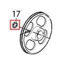 One-way rubber sealing gasket (22x30x4.6) Viatto HLS-1650A