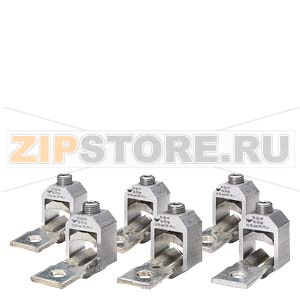 АКСЕССУАР ДЛЯ DISCONNECTOR-FUSES IN-LINE ТИП, CAN BE PLUGGED IN, NH2,3 CONNECTING TERMINALS DOUBLE TERMINALS ДЛЯ 2- AND 3-ПОЛЮСА DEVICES 2X 16 - 300 SQ. MM Siemens 3NJ6943-1CA00 