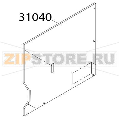 Door, media access Zebra 105SE Door, media access Zebra 105SEЗапчасть на деталировке под номером: 31040