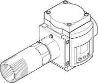 Датчик расхода Festo SFAM-90-10000L-TG112-2SA-M12