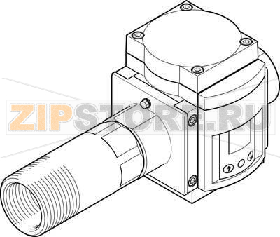 Датчик расхода Festo SFAM-90-10000L-TG112-2SA-M12 