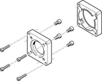 Фланец электродвигателя Festo EAMF-A-48A-60G/H