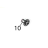 Pan head p tight screw Sato CG408DT