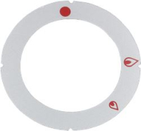 SELF-ADHESIVE KNOB DISC -NO PILOT SYMBOL