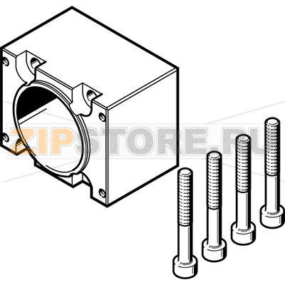 Корпус муфты Festo EAMK-A-S48-48A/B-G2 
