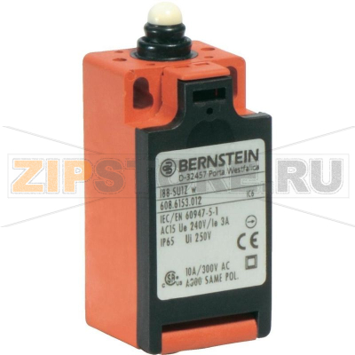Выключатель концевой 240 В/AC, 10 А, IP65, 1 шт Bernstein I88-SU1Z W 