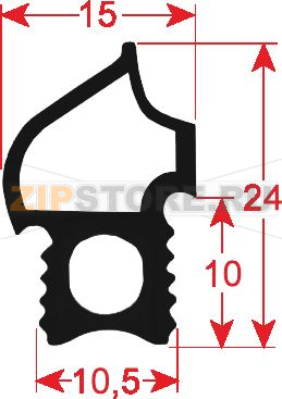 УПЛОТНИТЕЛЬ ДВЕРИ 20.10 CONVOTHERM 4 