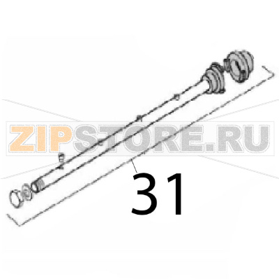 Upper rinse ARM ass. y Angelo Po C165D Upper rinse ARM ass. y Angelo Po C165DЗапчасть на деталировке под номером: 31