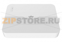Uniview NVR301-08LS3-P8 Видеорегистратор IP 8-ми канальный с 8 PoE портами, видеовыходы HDMI/VGA, 1 SATA HDD до 6TB, разрешение записи  и просмотра до 8MP