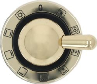 SWITCH KNOB FOR OVEN M BLACK-BRASS