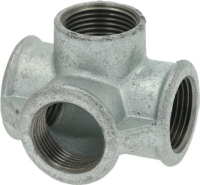ELBOW FITTING OF CAST IRON 4 WAYS ø 1F