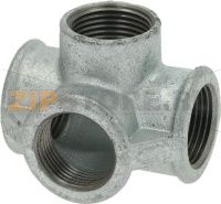 ELBOW FITTING OF CAST IRON 4 WAYS ø 1F