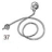 Power cord - british black KitchenAid 5K5SS