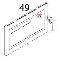 Fissaggio maniglia di "Z" Tecnoeka KF 966 D AL UD