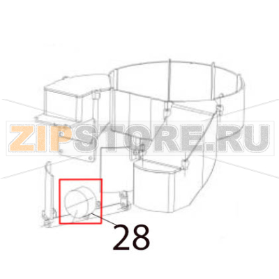 Door open motor Hurakan HKN-IMSD15 Door open motor Hurakan HKN-IMSD15Запчасть на деталировке под номером: 28